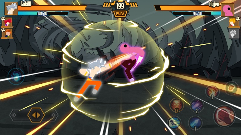 Hack Stickman Dragon Fight