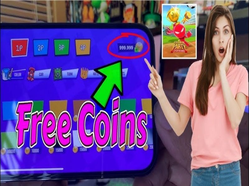 Tài nguyên dồi dào với Stickman Party Mod APK