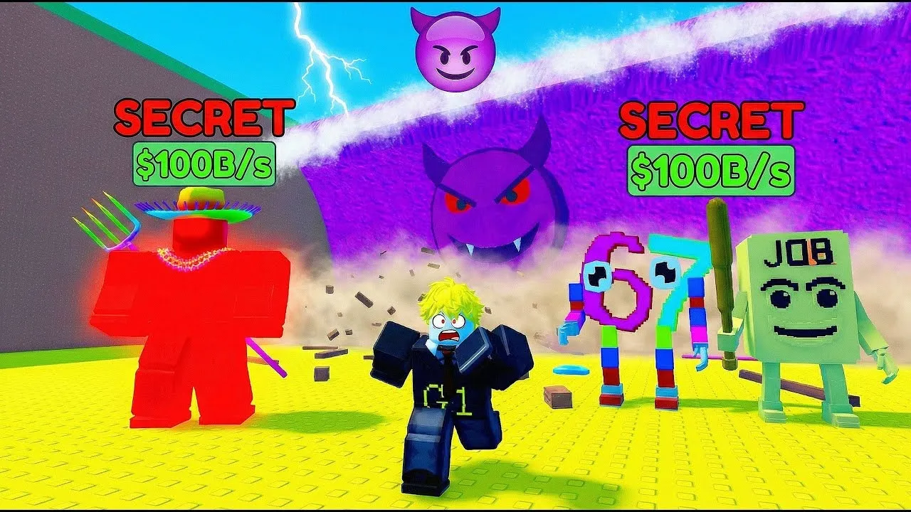 Gameplay của Thoát khỏi sóng thần Brainrot