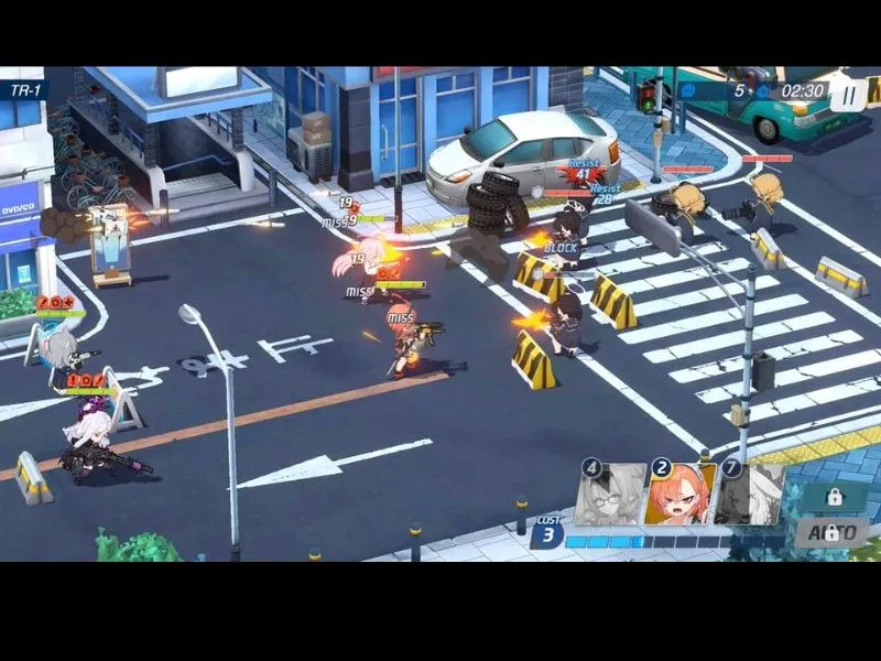 Đồ họa Anime dễ thương nhưng không đơn giản trong Blue Archive APK