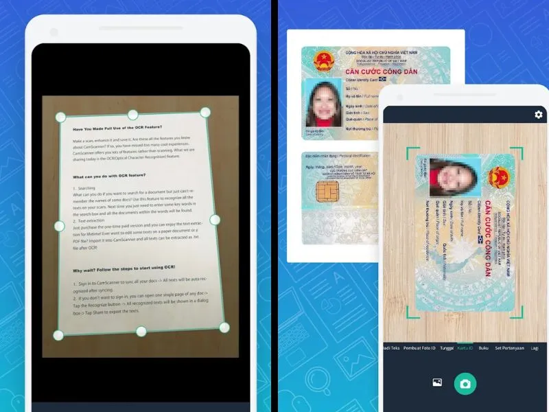 Quét nhanh và tự động xử lý hình ảnh trong CamScanner Mod APK