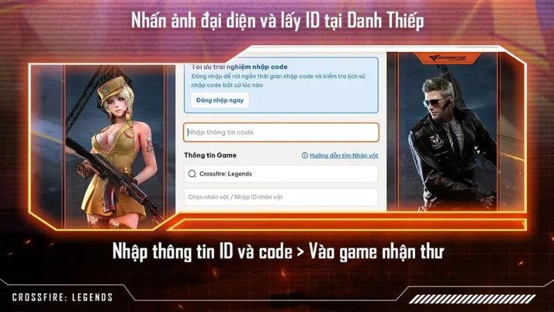 Nhấn vào ảnh đại diện