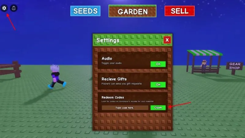Hướng Dẫn Nhập Code Grow A Garden Cho Người Chơi