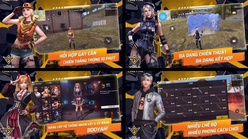 Các Điểm Ấn Tượng Có Trong Garena Free Fire