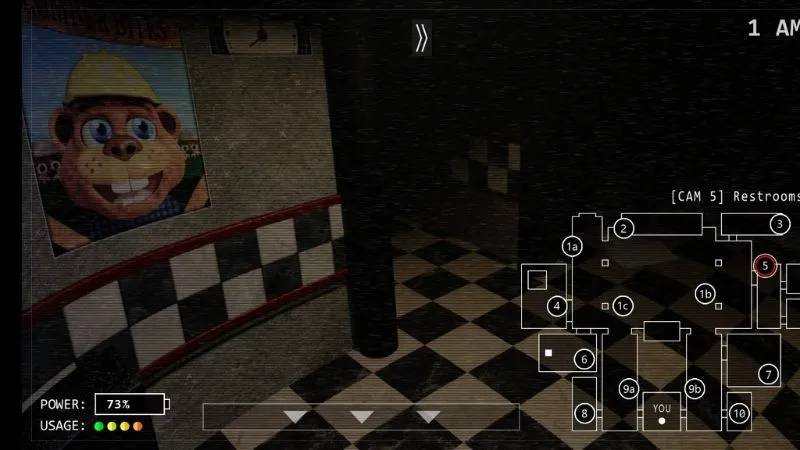 Cốt truyện sâu sắc qua chi tiết nhỏ trong Five Nights At Freddy's APK