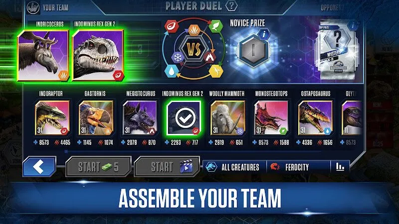 Lai tạo và tạo ra các giống loài mới trong Hack Jurassic World
