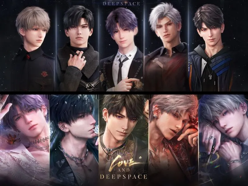 Hệ thống nhân vật trong Love And Deepspace APK