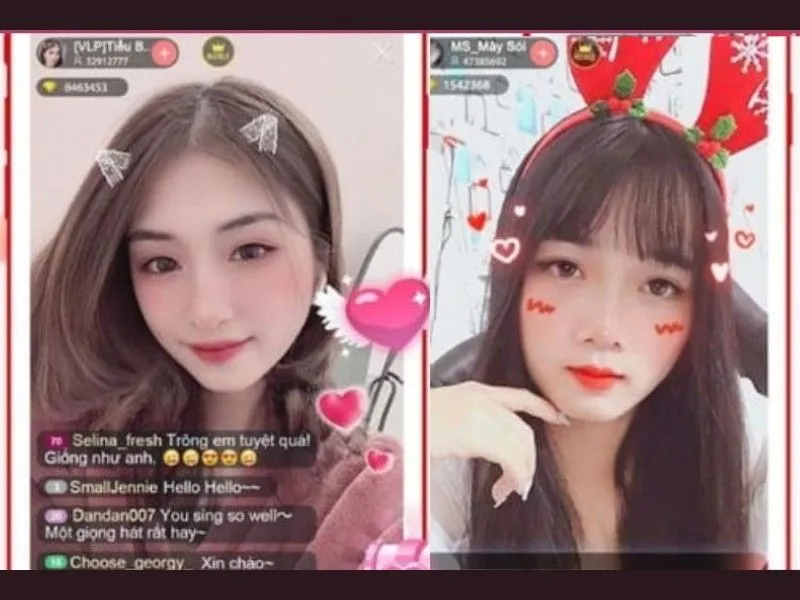 Tương tác trực tiếp trong thời gian thực trong MMLive Mod APK