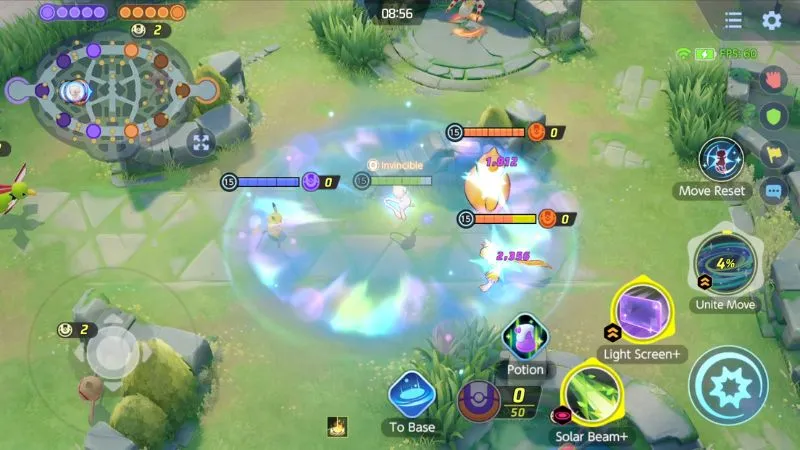Lối chơi MOBA thân thiện trong Pokemon Unite APK