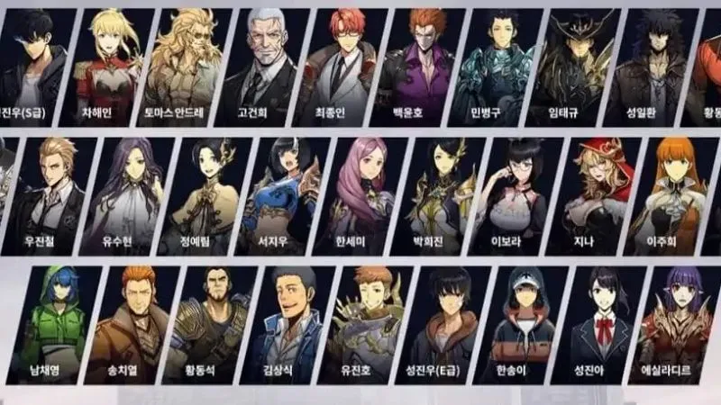 Hệ thống thợ săn đa dạng trong Solo Leveling Arise APK