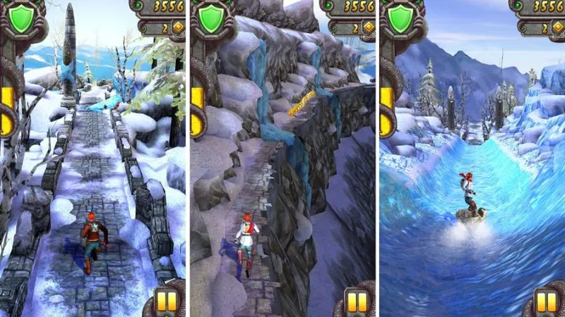 Cảm giác tốc độ và hồi hộp cao độ trong Hack Temple Run 2