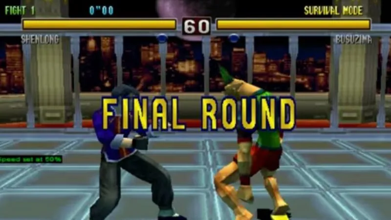 Gameplay đối kháng tốc độ cao trong Bloody Roar 2 
