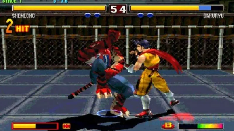 Nhiều chế độ chơi hấp dẫn trong Bloody Roar 2 