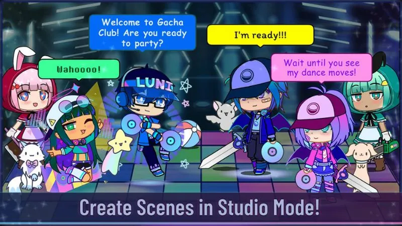 Chế độ Studio sáng tạo trong Gacha Club APK 
