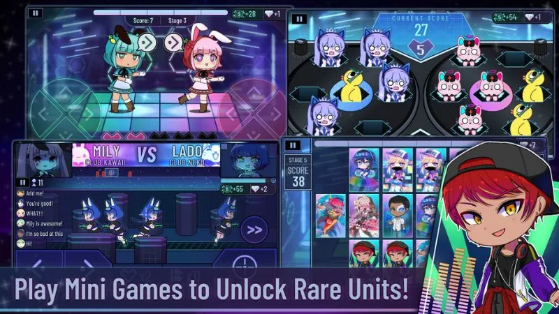 Mini Game giải trí trong Gacha Club APK 