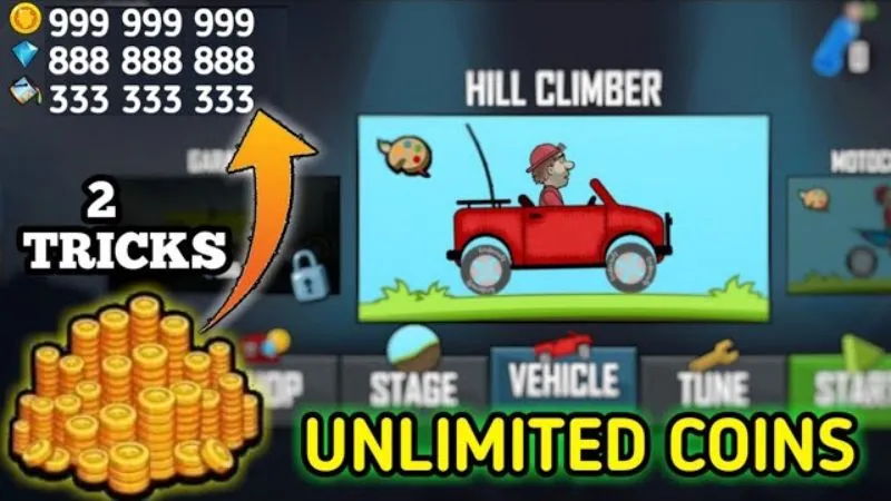Hill Climb Racing Hack Kim Cương Và Vàng Có Gì Đặc Biệt?