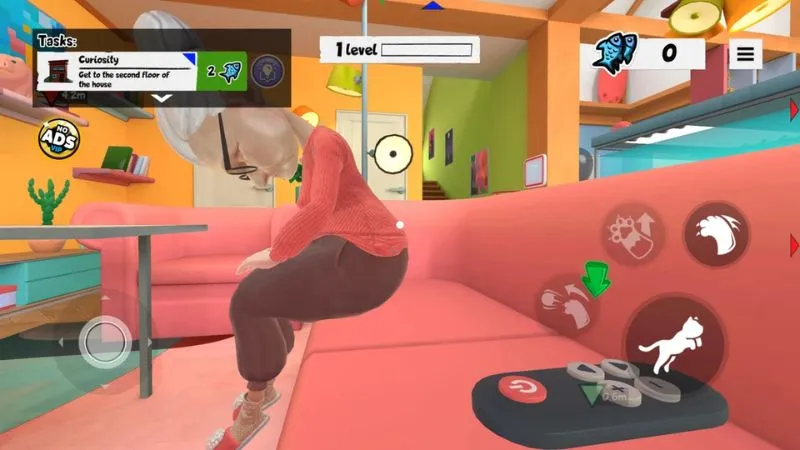 Đồ họa 3D tươi sáng với âm thanh sống động trong Hack I Am Cat