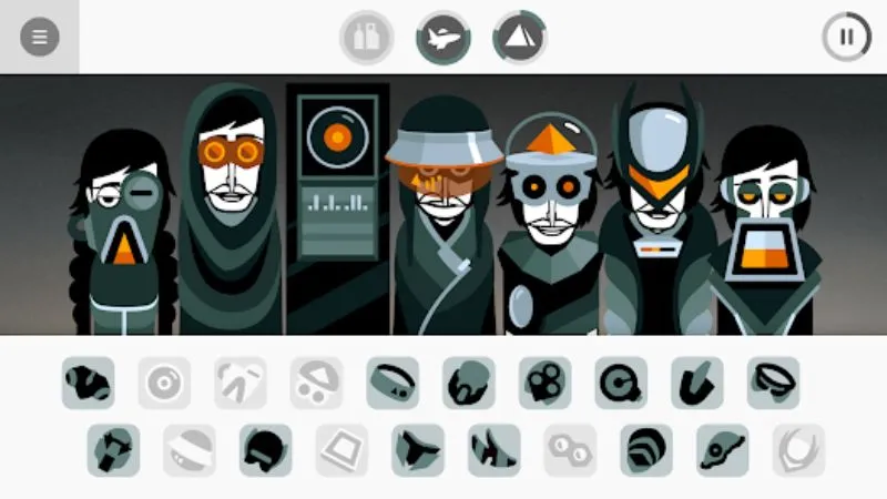 Đồ họa hoạt hình tối giản nhưng ấn tượng trong Incredibox Apk