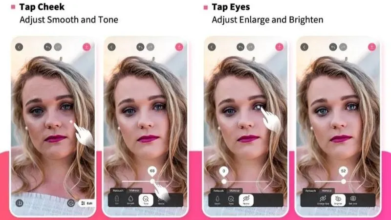 Chỉnh ảnh nhanh chóng, dễ thao tác trong Meitu Mod 