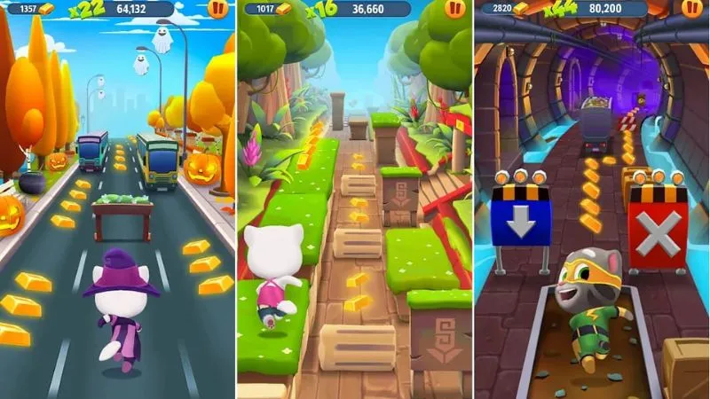 Chạy trốn và truy đuổi kịch tính trong Tom Biết Nói Rượt Vàng Hack 