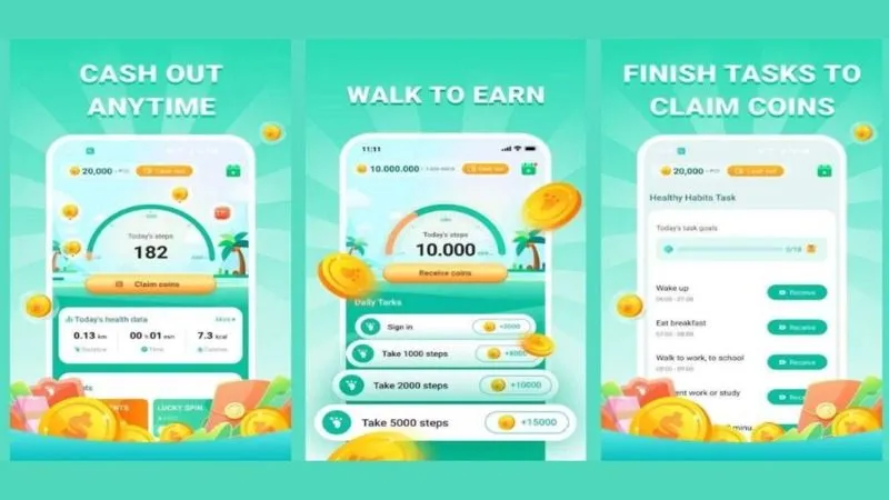 Hệ thống phần thưởng linh hoạt trong Walking Fun 