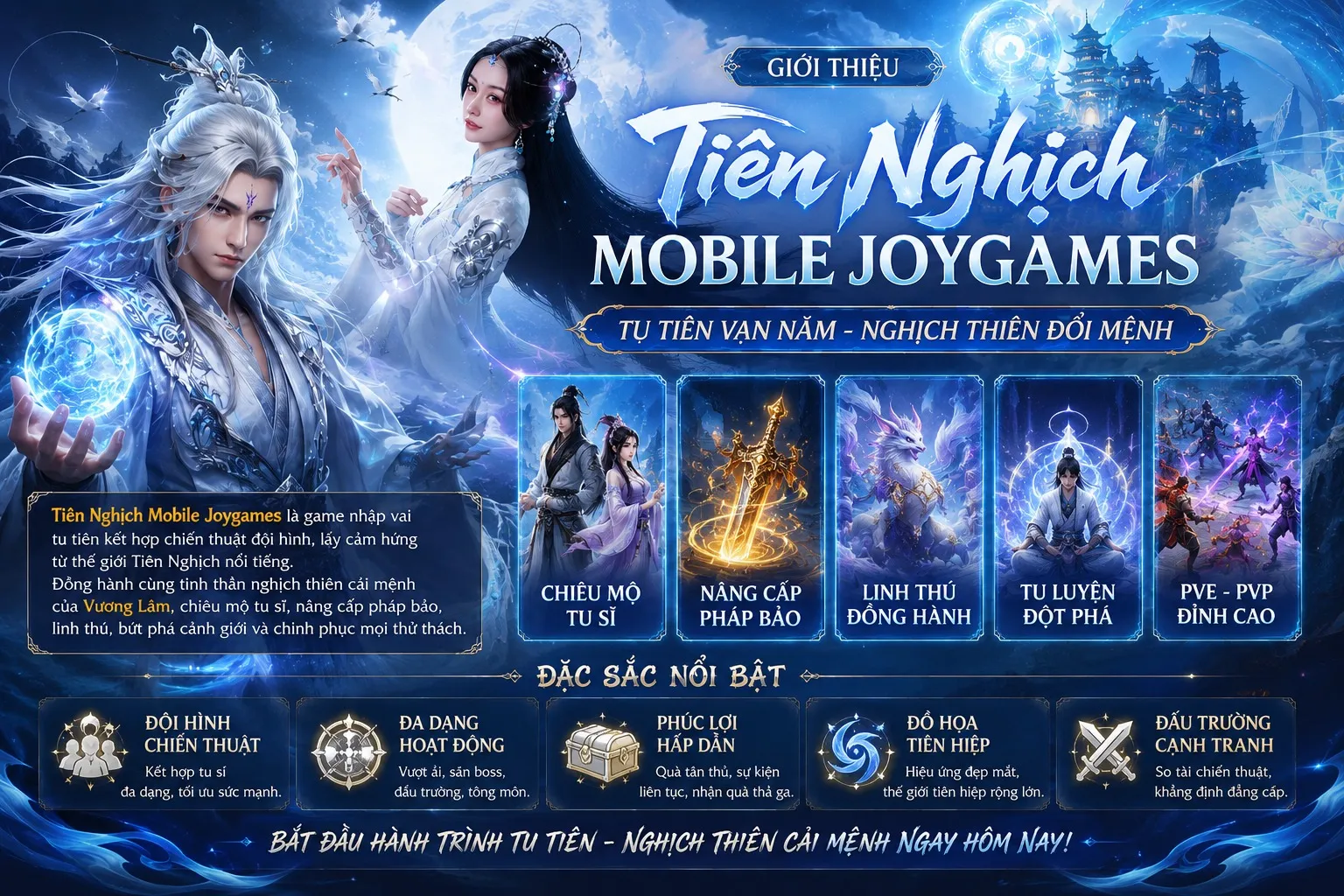 Giới Thiệu Tiên Nghịch Mobile Joygames Apk