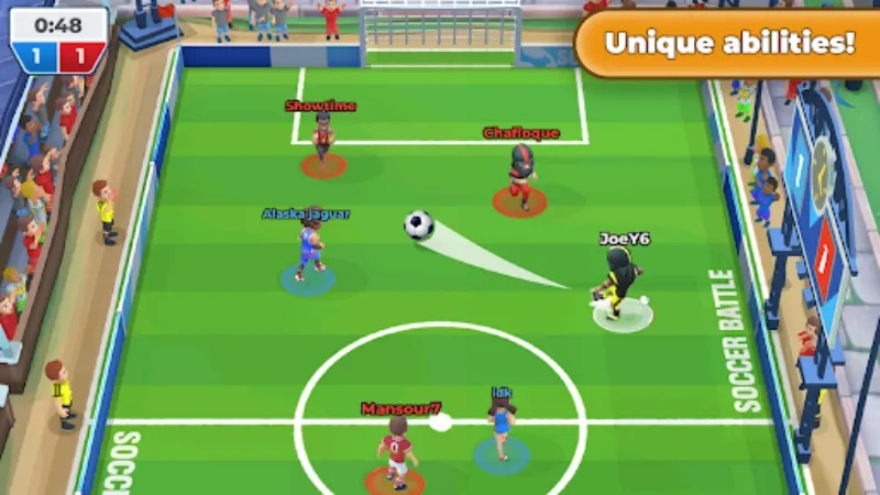 soccer battle mod apk