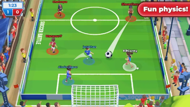 soccer battle mod apk