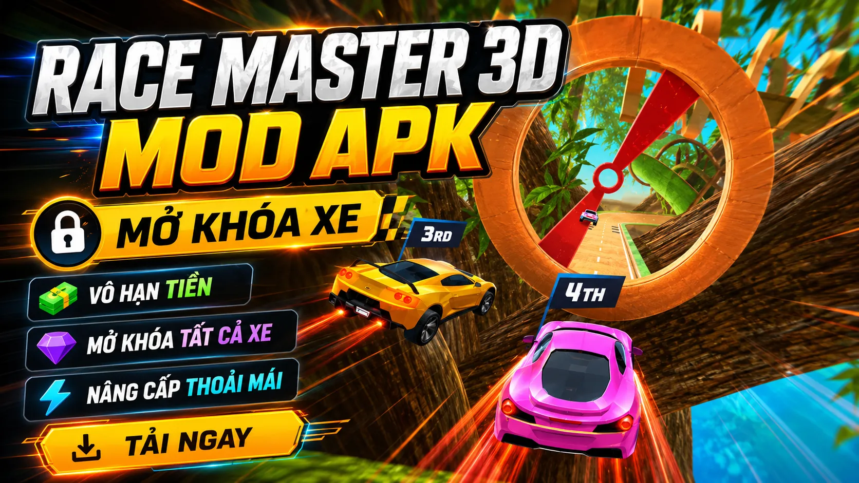 Gameplay Race Master 3D Mod APK