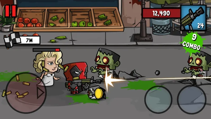 Gameplay Zombie Age 3 MOD APK