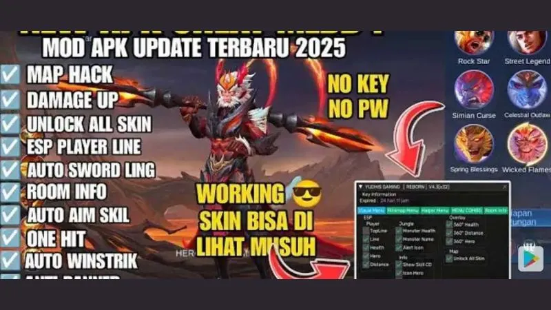 Các Tính Năng Độc Quyền Của Bản Mod Mobile Legends Tại APKMODY