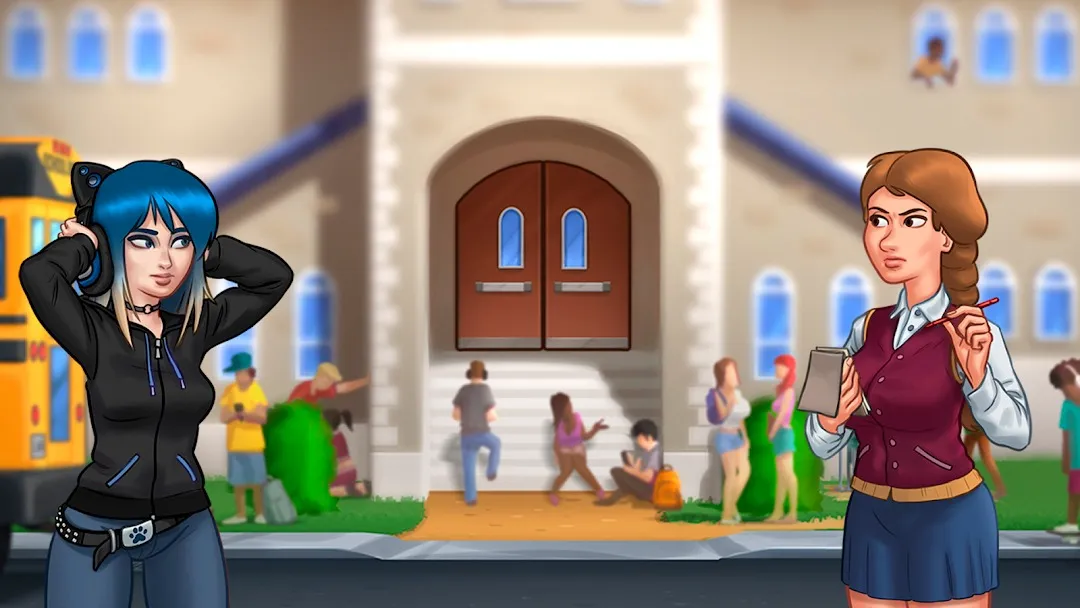 Explore the Summertime Saga Mod