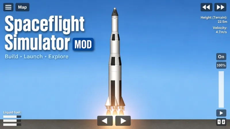 Gameplay Spaceflight Simulator MOD