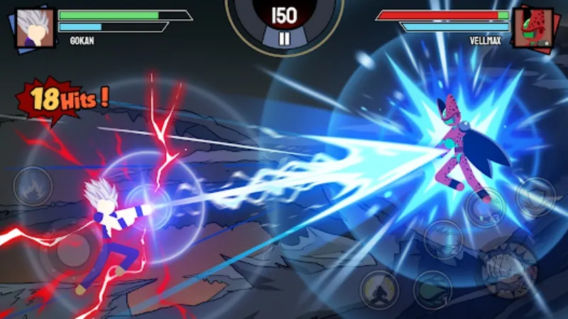 Gameplay Stickman Warriors Mod APK