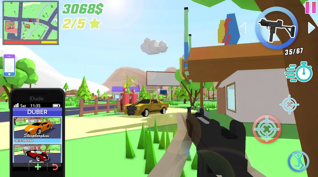 Unlock More with Dude Theft Wars MOD APK