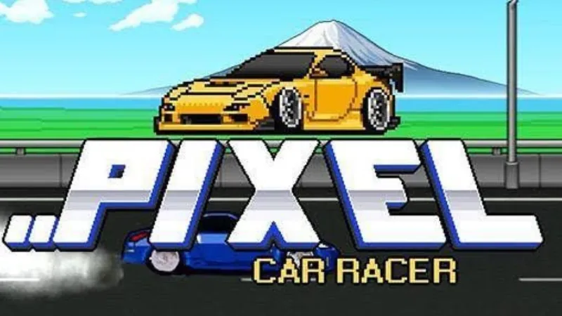 Hack Pixel Car Racer với gara xe đua phong cách pixel