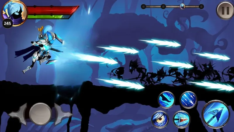 Stickman Legends Hack với chiến binh người que chiến đấu cùng quái vật
